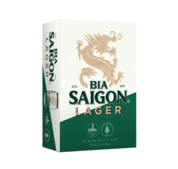 Thùng 24 lon Bia Sài Gòn Lager 330ml