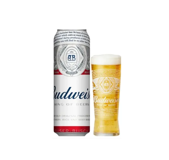 Bia Budweiser 4.5% – Lon 568ml – Thùng 24 Lon