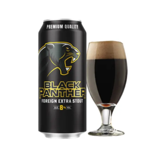 Bia Cambodia Black Panther 8,0% - Lon 500ml 