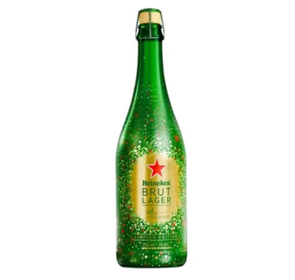 Bia Heineken Brut Lager 5% ABV 750ml