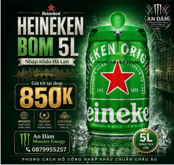 Bia ken bom 5L