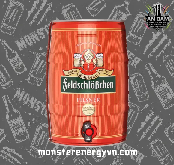 Bia Feldschlobchen Pilsner 4.9% – Bom 5 Lít