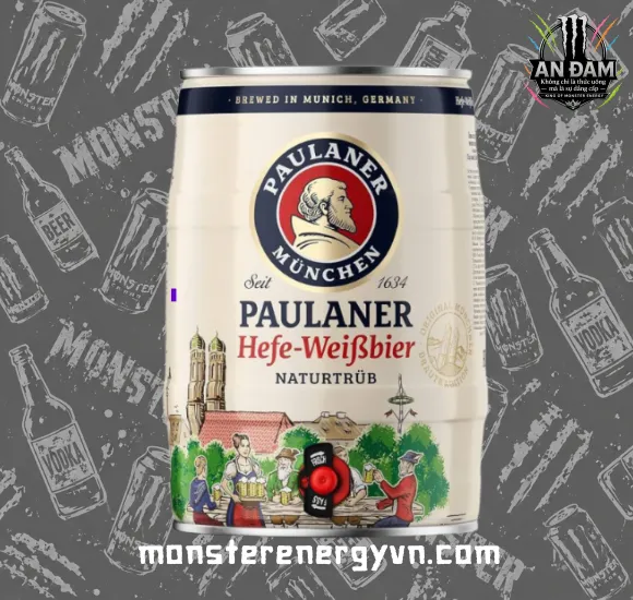 Bia Paulaner Hefe Weissbier 5,5% – Bom 5 Lít
