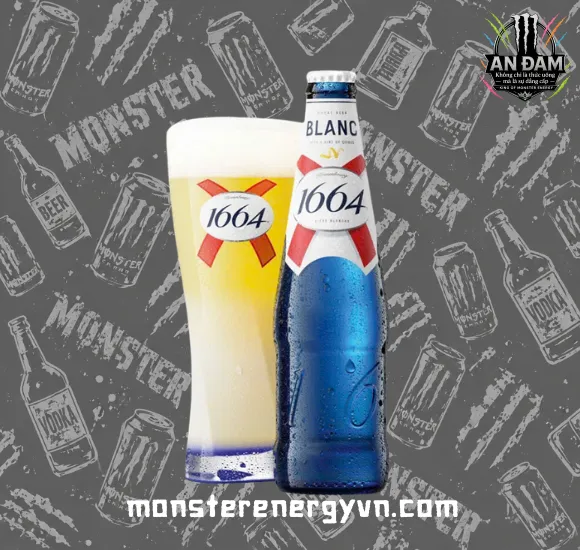 Bia 1664 Kronenbourg Blanc 5% Pháp 