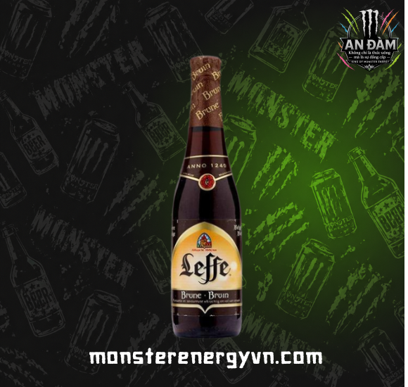 Bia Leffe Brune Nâu 6,5% – Chai 330ml