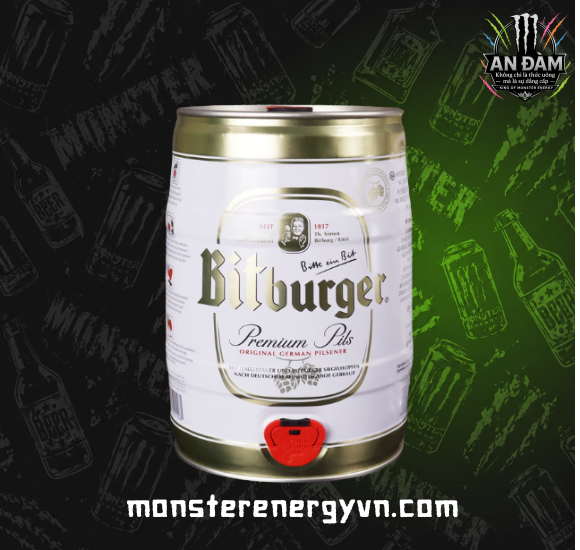 Bia Bitburger Nhập Khẩu Đức 4,8% – Bom 5 Lít