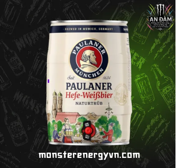 Bia Paulaner Hefe Weissbier 5,5% – Bom 5 Lít