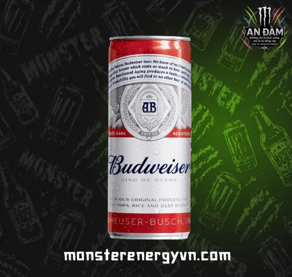 Bia Budweiser 5% Sleek 330ml 