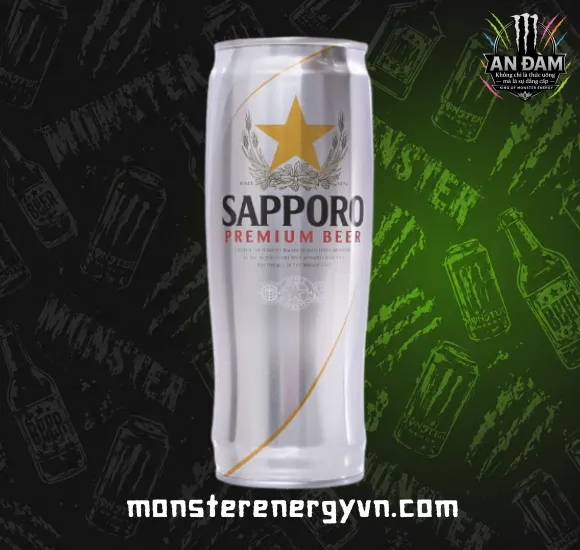 Bia Sapporo Bạc Lon Cao 650ml 