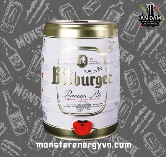 Bia Bitburger Nhập Khẩu Đức 4,8% – Bom 5 Lít