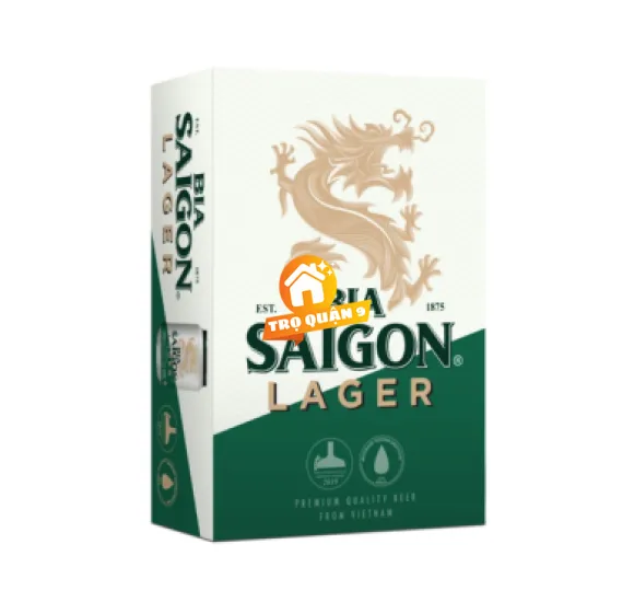 Thùng 24 lon Bia Sài Gòn Lager 330ml