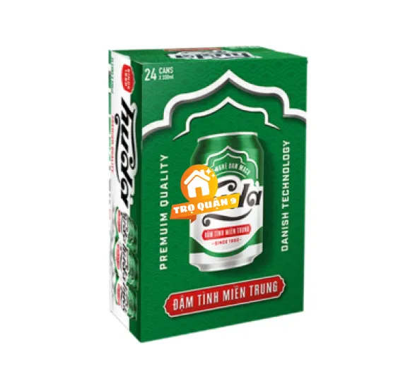 Thùng 24 lon bia Huda 330ml