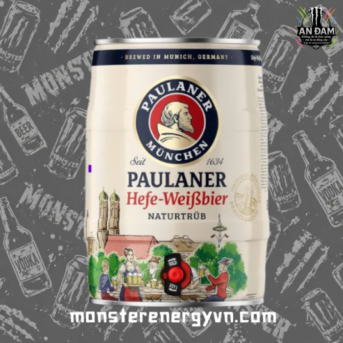 Bia Paulaner Hefe Weissbier 5,5% – Bom 5 Lít