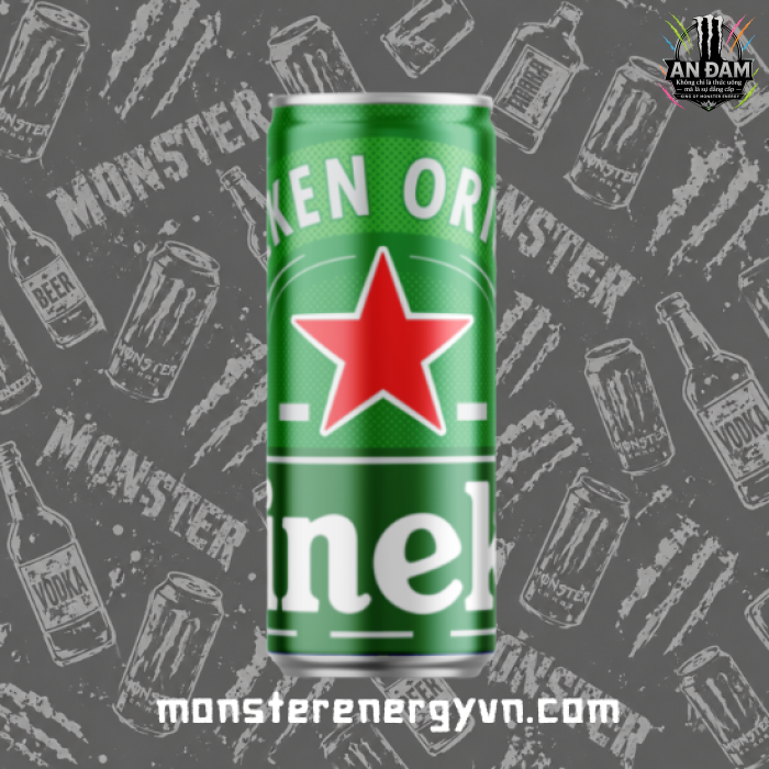 Bia Heineken Hà Lan 5% – Lon 250ml