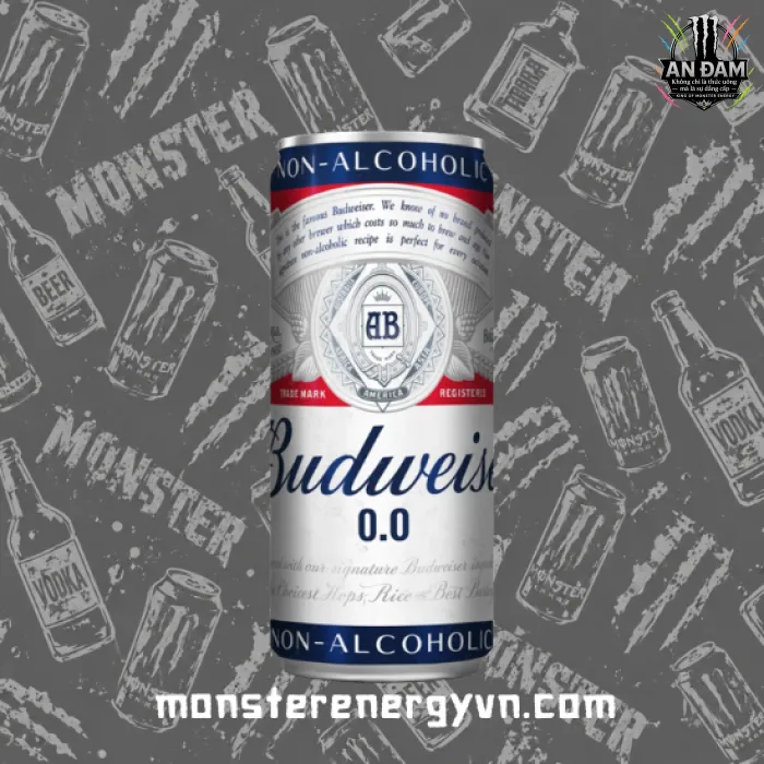 Bia 0.0 Budweiser Lon 330ml 