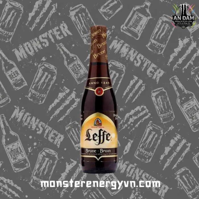 Bia Leffe Brune Nâu 6,5% – Chai 330ml