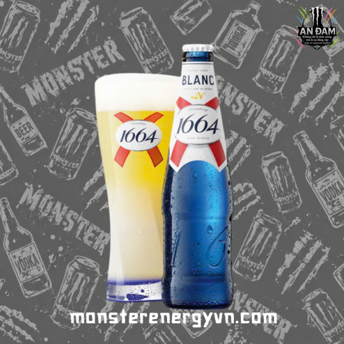 Bia 1664 Kronenbourg Blanc 5% Pháp 