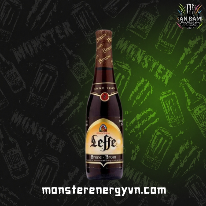 Bia Leffe Brune Nâu 6,5% – Chai 330ml