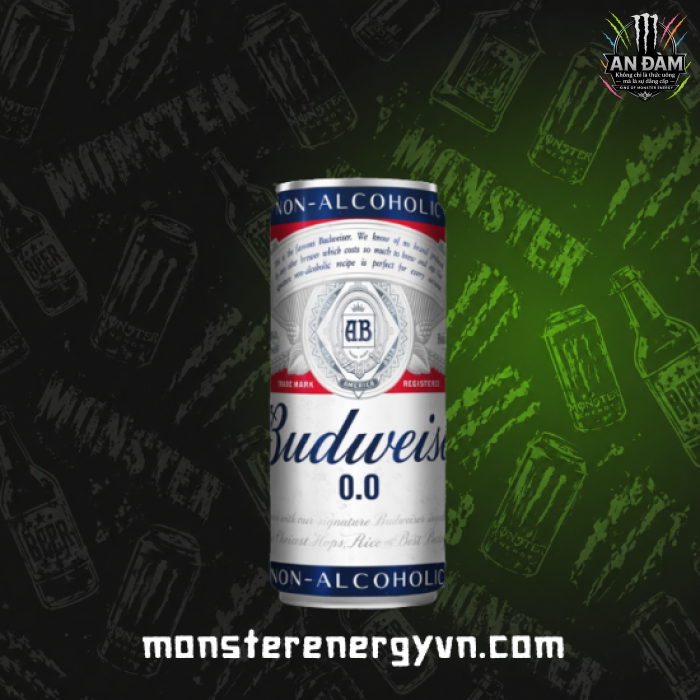 Bia 0.0 Budweiser Lon 330ml 