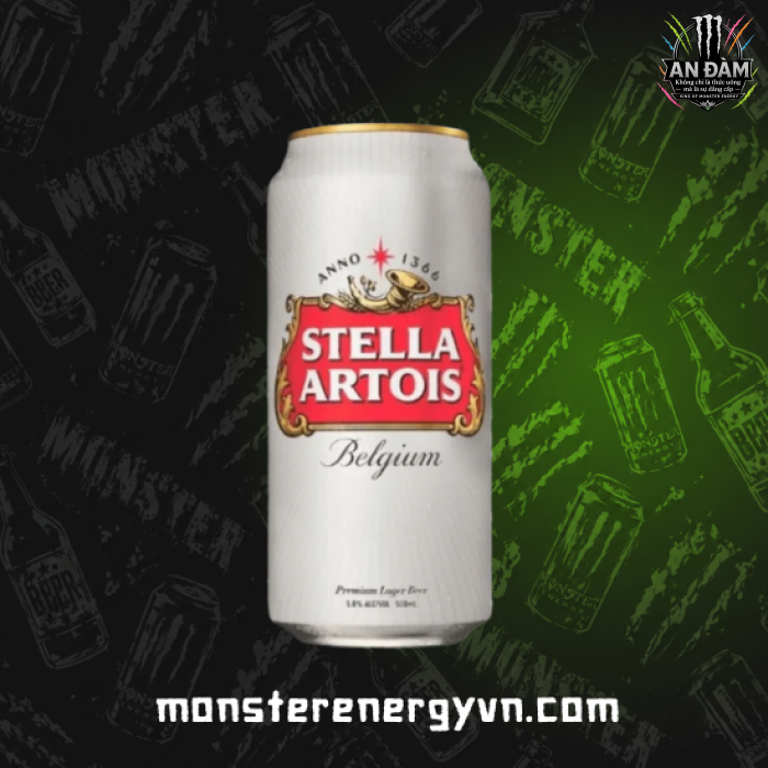 Bia Stella Artois 5% Bỉ 500ml