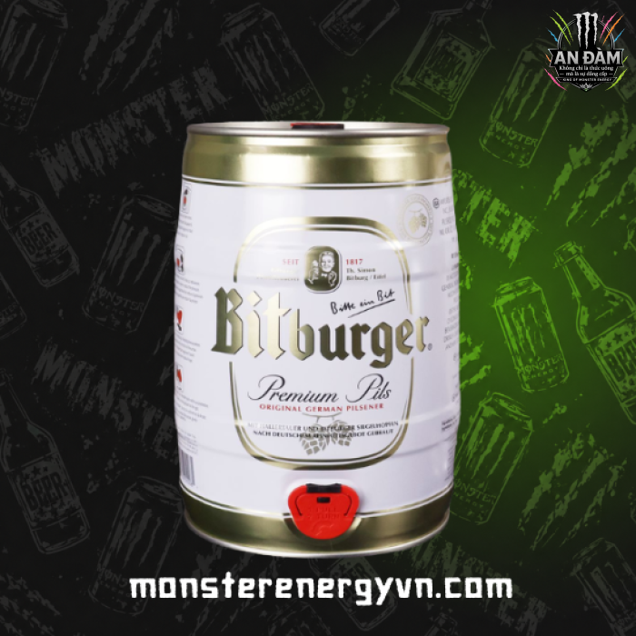 Bia Bitburger Nhập Khẩu Đức 4,8% – Bom 5 Lít
