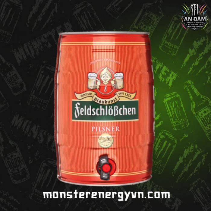 Bia Feldschlobchen Pilsner 4.9% – Bom 5 Lít