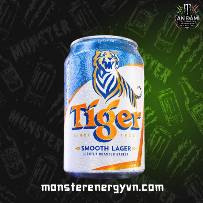 Bia Tiger Smooth Lager 4.3% 330ml