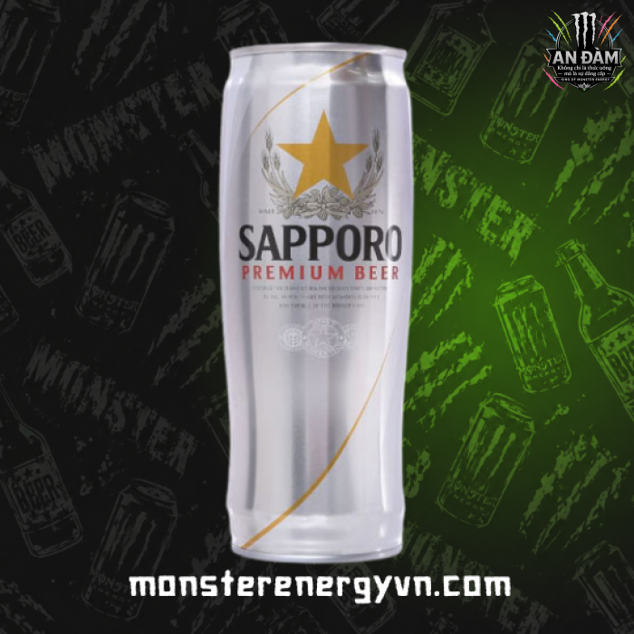 Bia Sapporo Bạc Lon Cao 650ml 