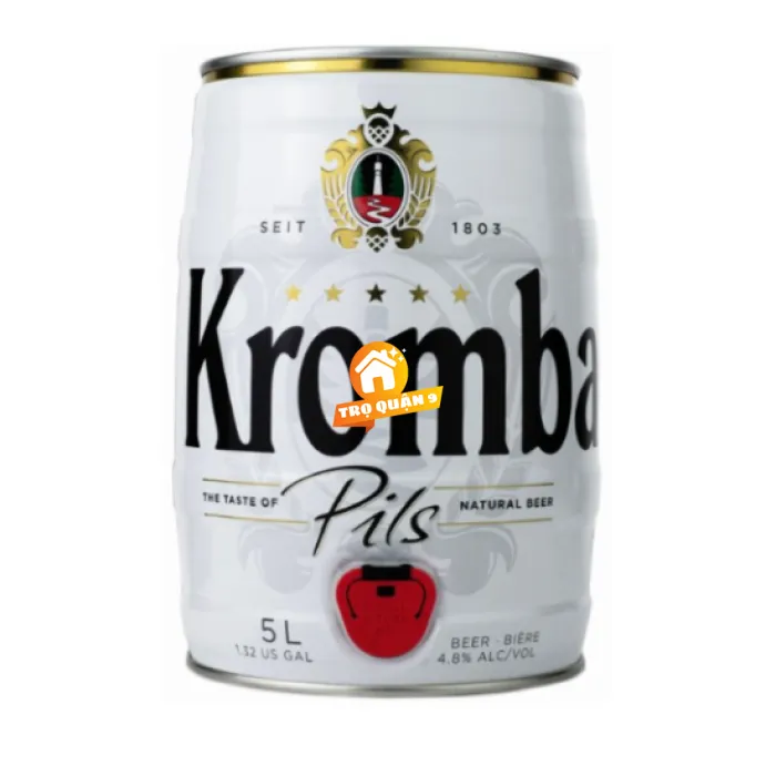 Bia Đức Krombacher Pils 4.8% – Bom 5 Lít